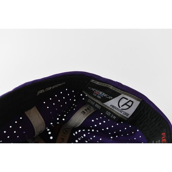 Philadelphia Phillies Fitted Hat S/M Purple Premium Line Brand Flexfit - Picture 5 of 7